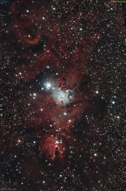 Cone nebula 2/16/18 55x 105sec subs  QHY367c on RASA