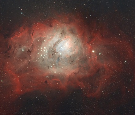 Lagoon nebula  9 hours April - August 2024 RASA IDAS filter
