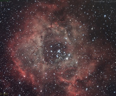Rosette nebula 35x30sec subs 11/22/19  ASI294C / RASA on MX+